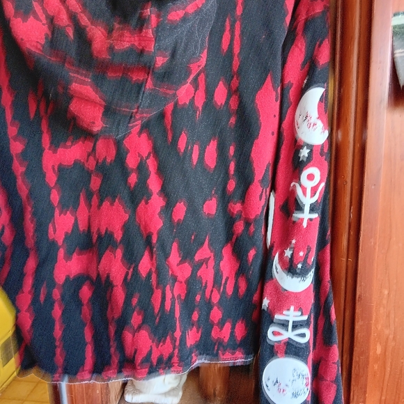 Hot Topic ❤️ Midnight Hour cropped Hoodie. L - Picture 11 of 11